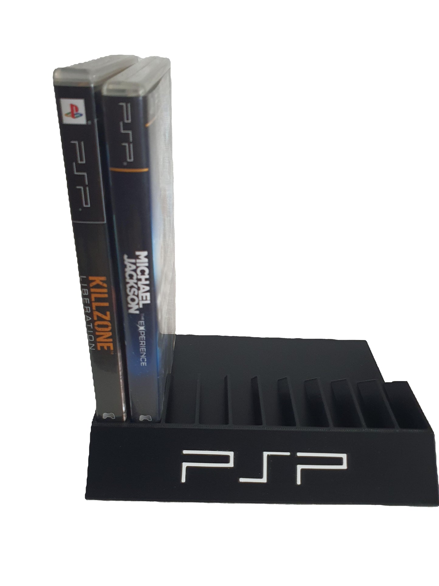 Sony Playstation PSP Portable 12-Slot Game Holder 3D Printed Organizer Customize