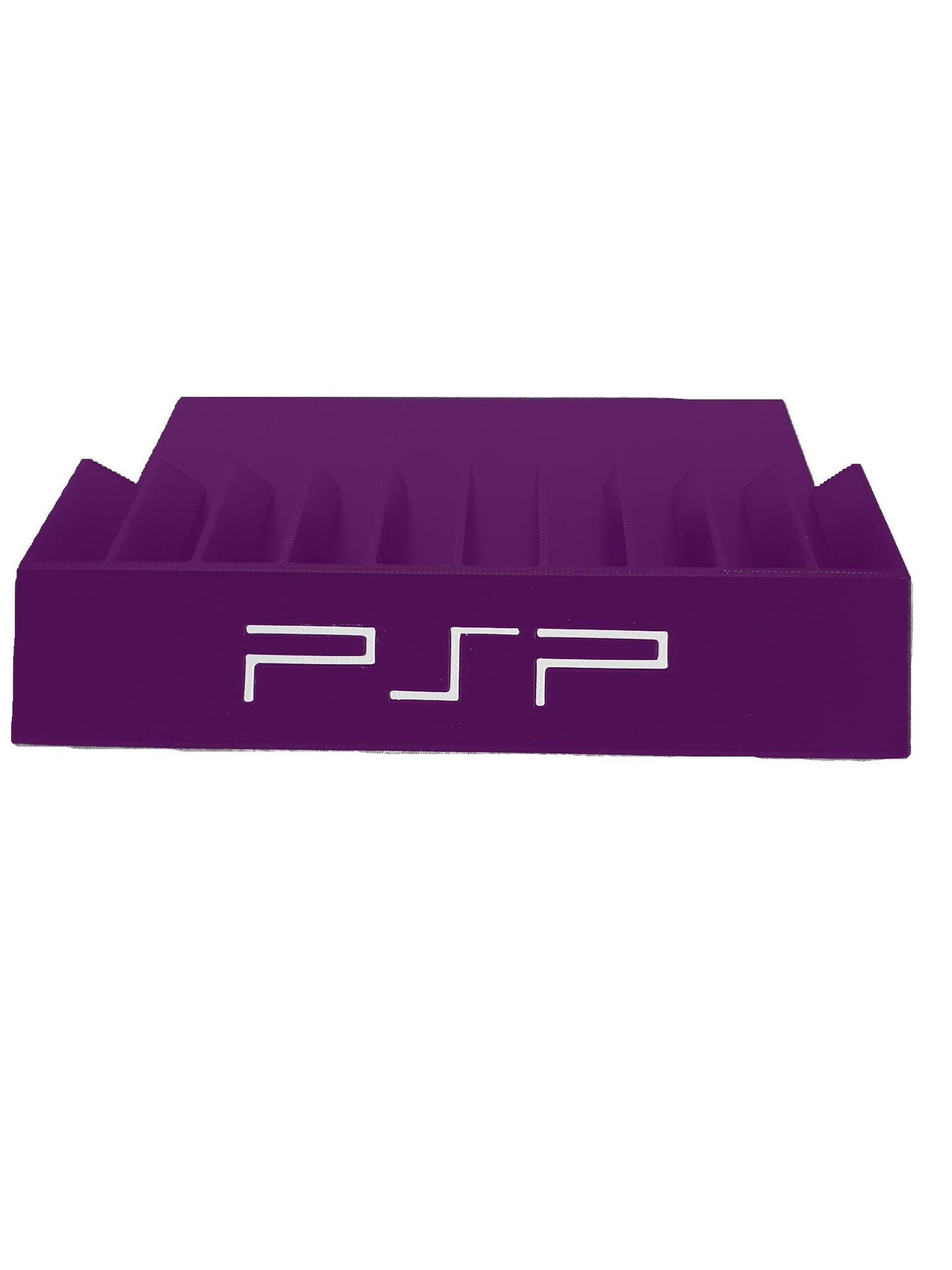 Sony Playstation PSP Portable 12-Slot Game Holder 3D Printed Organizer Customize