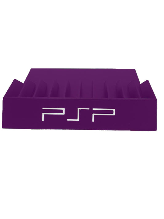 Sony Playstation PSP Portable 10-Slot Game Holder 3D Printed Organizer Customize