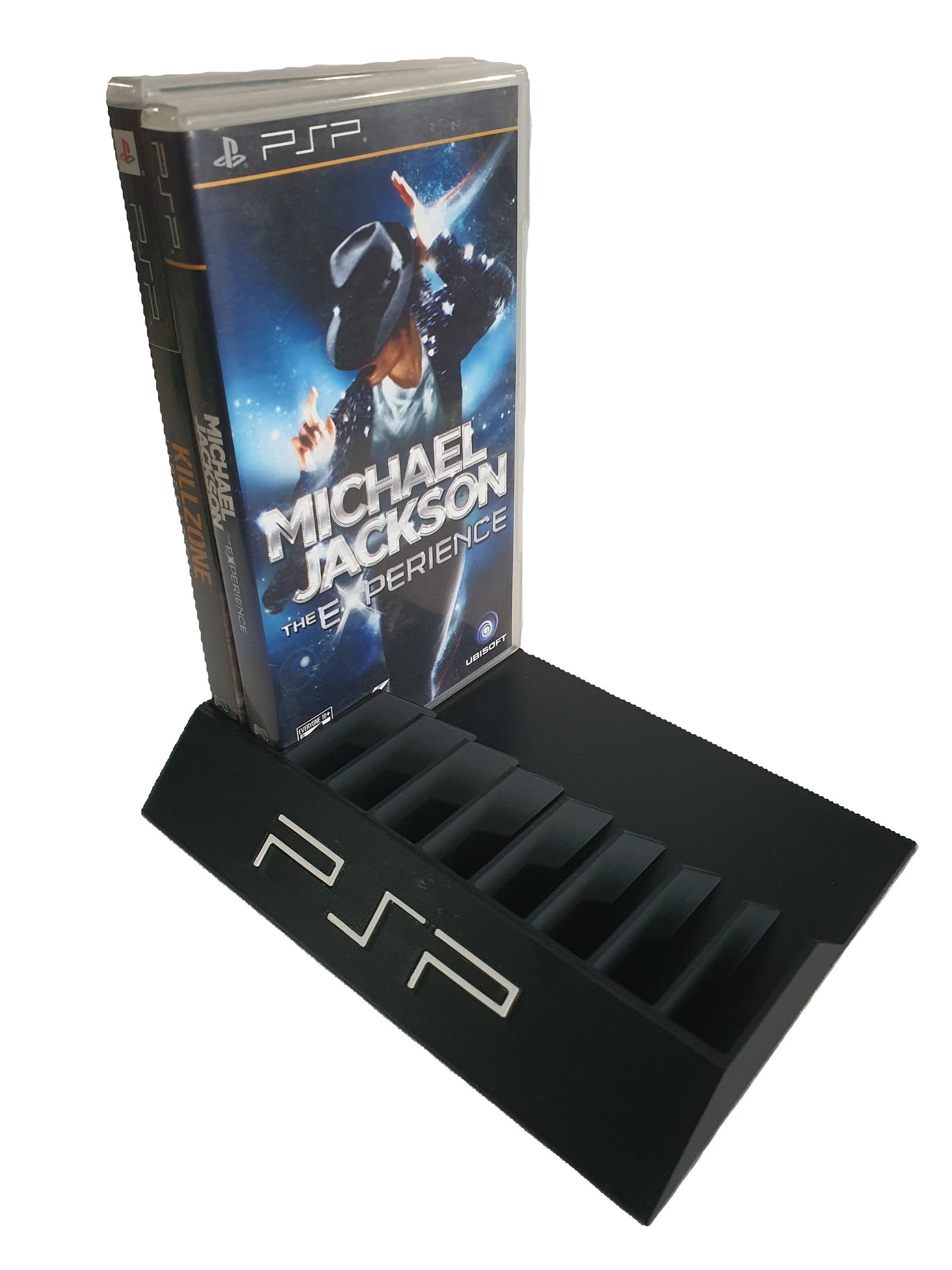 Sony Playstation PSP Portable 12-Slot Game Holder 3D Printed Organizer Customize