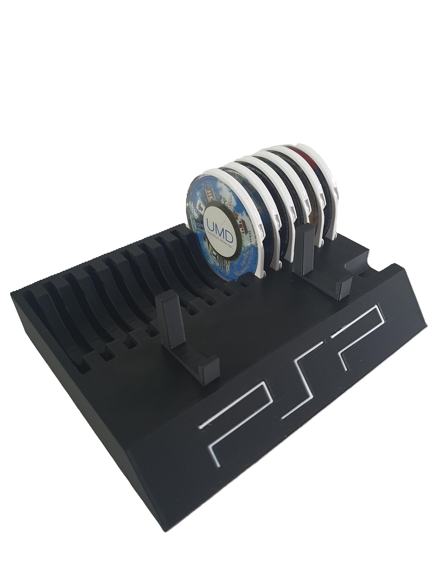 Sony PSP 2000/3000 Display Stand Storage Holds up to 15 Sony PlayStation Portable UMD Videogames /3D Printed/ Choose Your Color