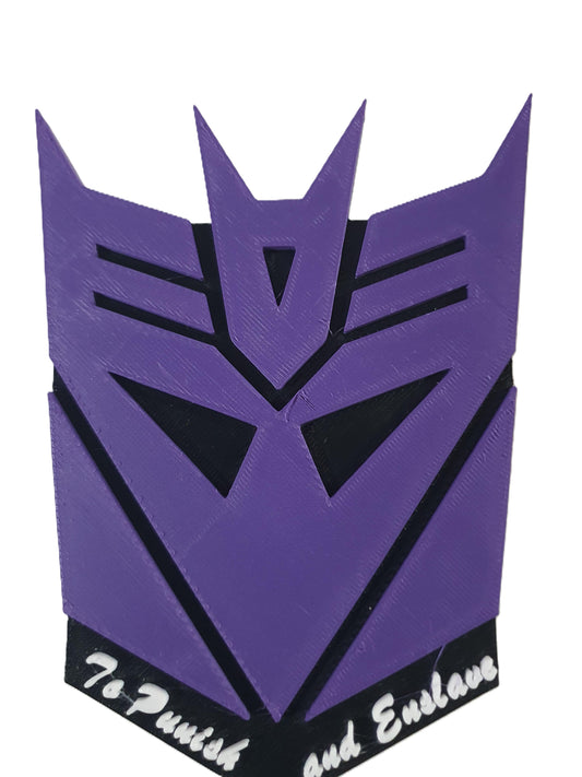 Transformers Deception Punish and Enslave Trailer Hitch For 2x2" Receiver Cover Plug