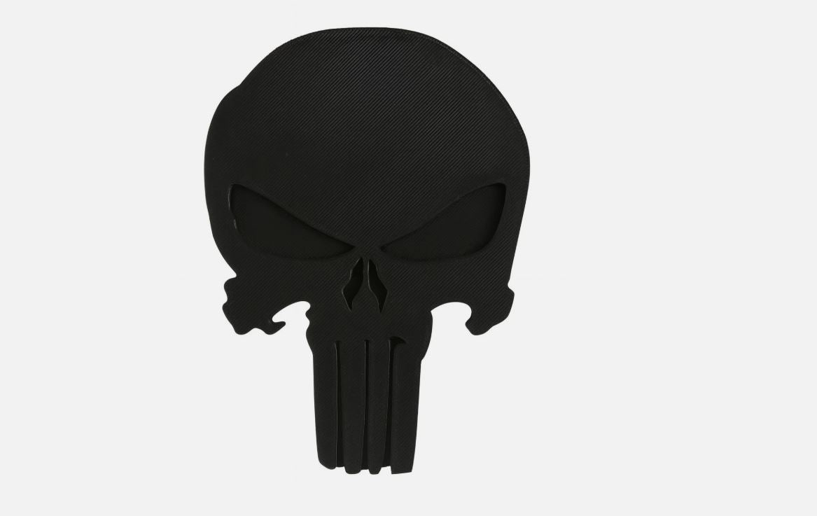 Punisher Skull Decal Trailer Cover Plug Cap Tow Hitch Ford Dodge Jeep Ram Chevy