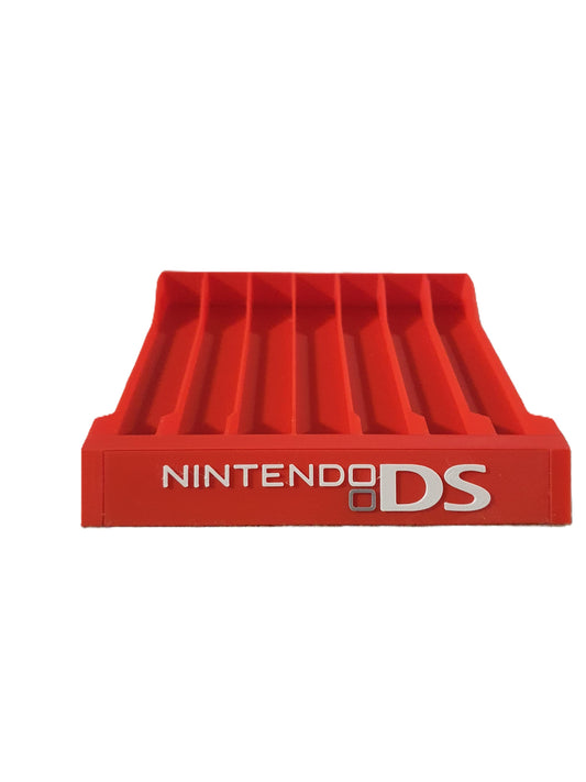 Radiant Red Nintendo DS Lite Game Case Holder Display Stand Rack NTR-001 USG-001