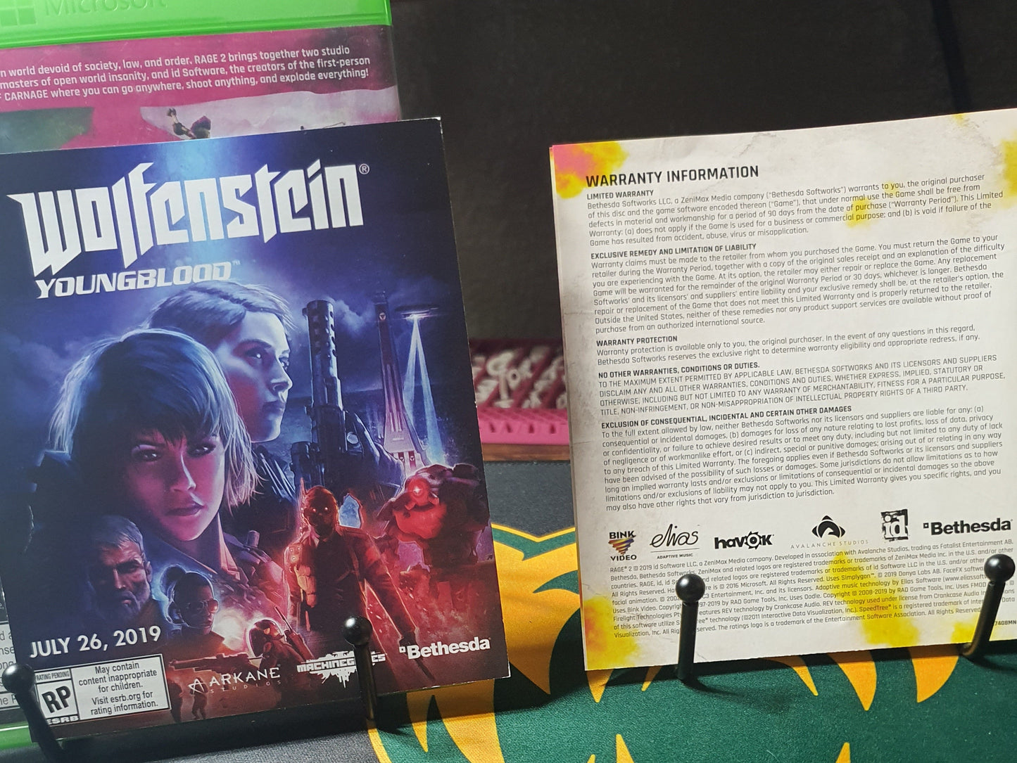 rage 2 complete with inserts near mint