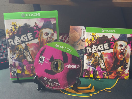 Rage 2 (Xbox One, 2019) Complete CIB With Inserts Near Mint Tested