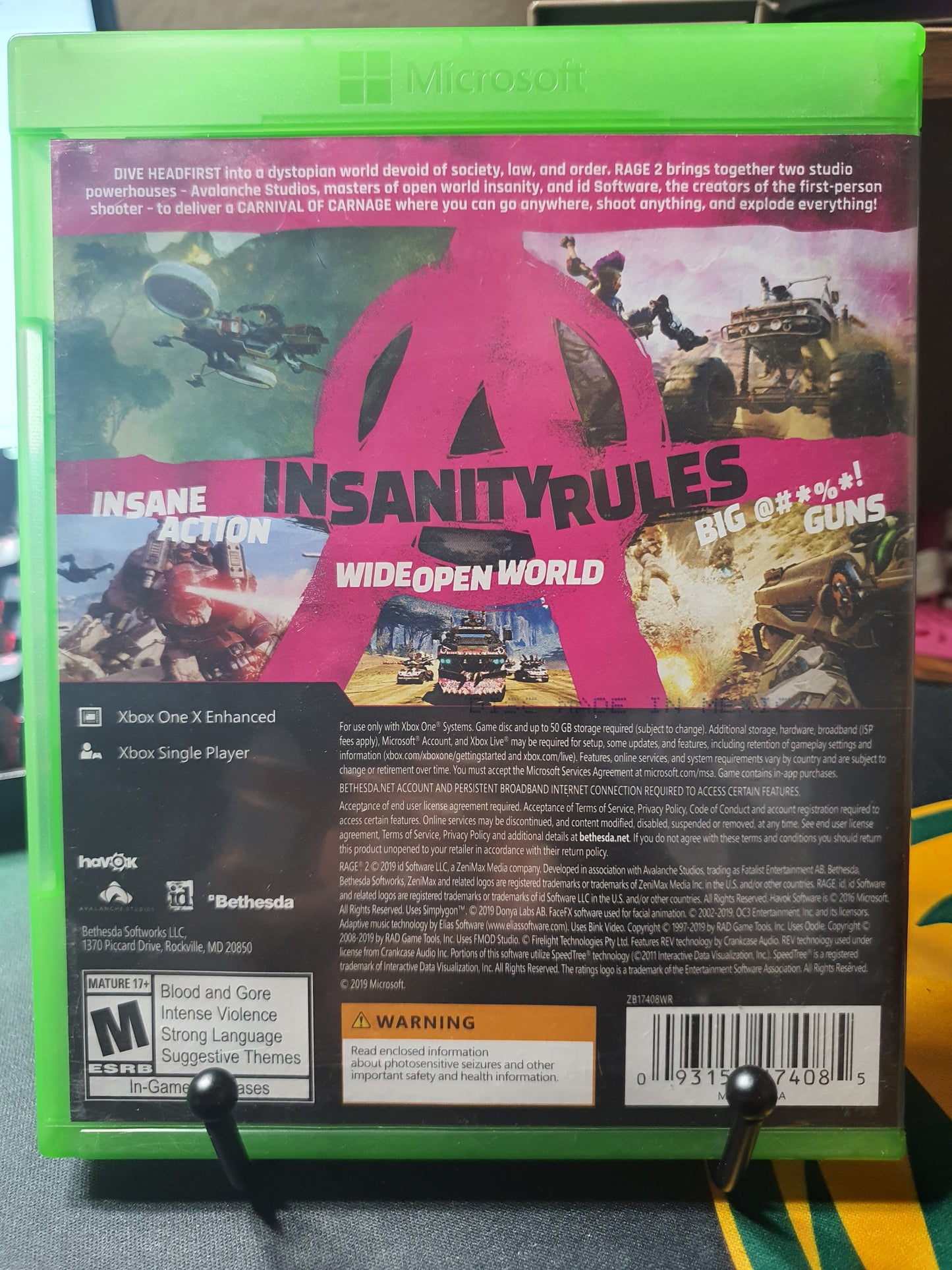 rage 2 complete with inserts near mint