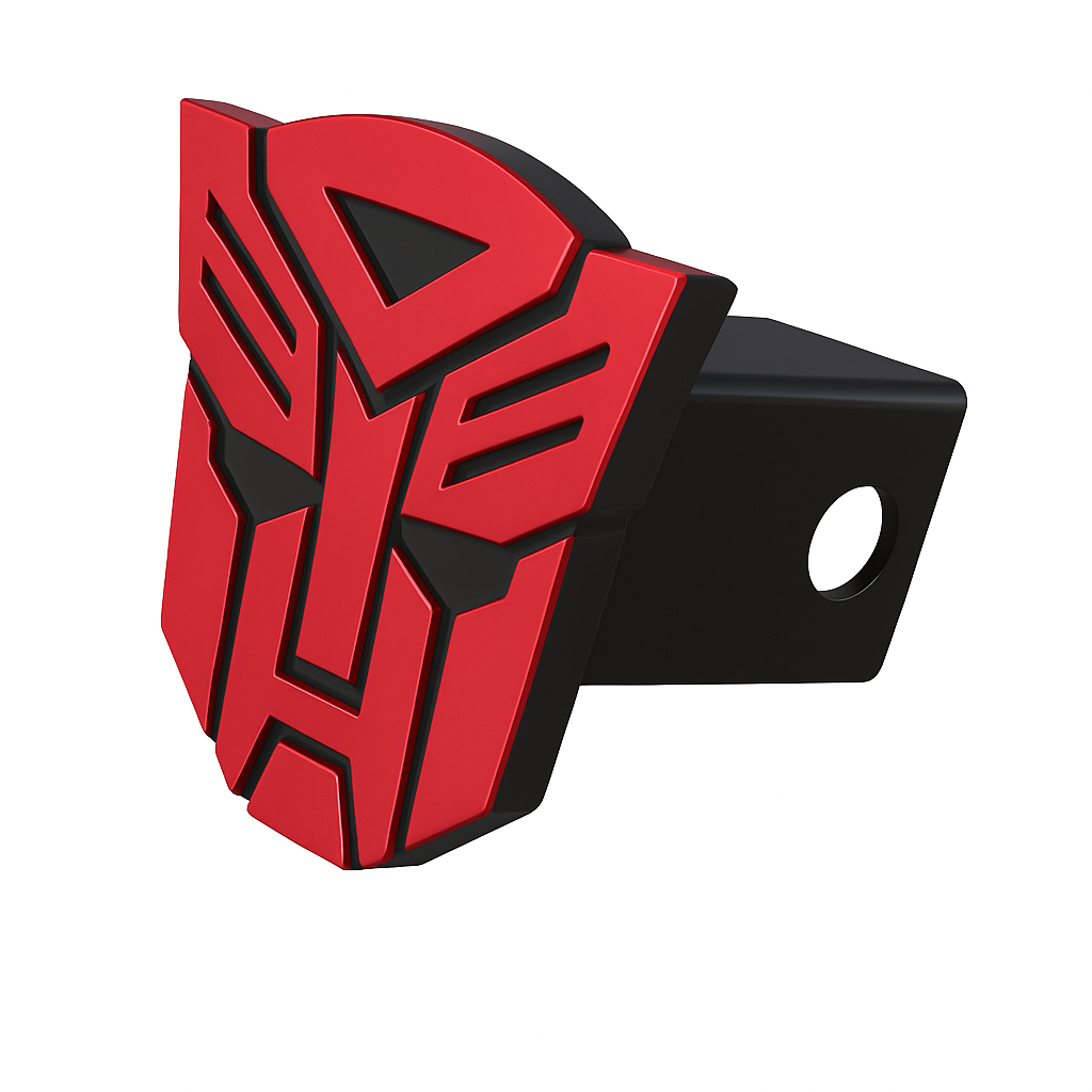 Transformers Autobot Cover Plug Cap Tow Hitch fits 2" Receivers Custom Made USA