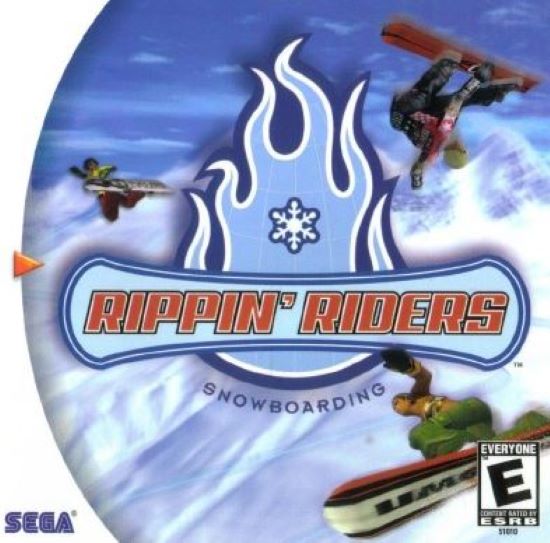 Rippin' Riders Snowboarding (Sega Dreamcast, 1999) Complete Disc Very Good