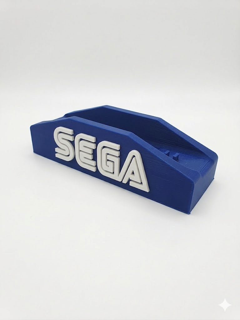 Sega Game Gear System Holder Storage Tray Display Rack Organizer Home Desk Shelf