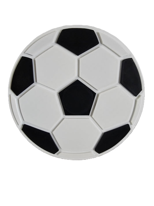 Soccer Ball Trailer Hitch Cover for 2 Inch Receiver - Durable Rubber Hitch Plug for Truck SUV & Van | Fun Soccer Gift Weatherproof Tow Cover
