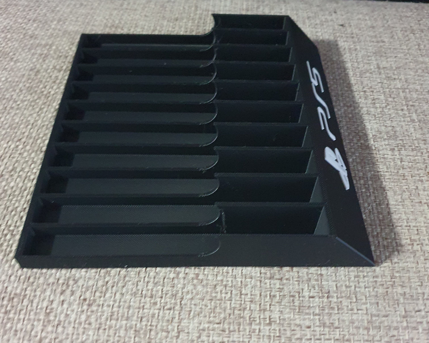 Video Game Storage Stand Display for PS5/ PS4/ PS3 Xbox Series S & X Raised Logo