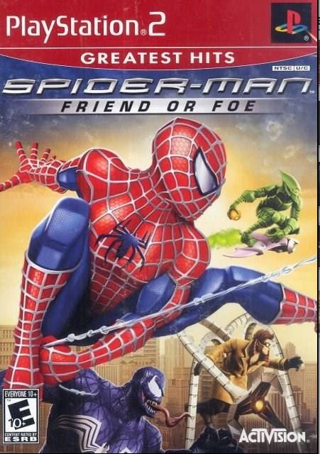 Spider-Man: Friend or Foe (Sony PlayStation 2, PS2, 2007) Game Disc Near Mint