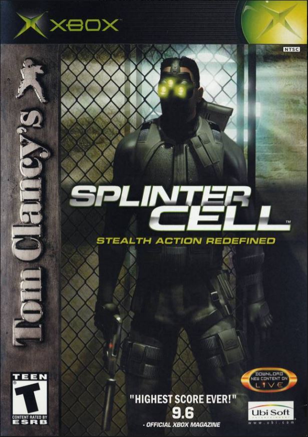 splinter cell original print complete with registration card