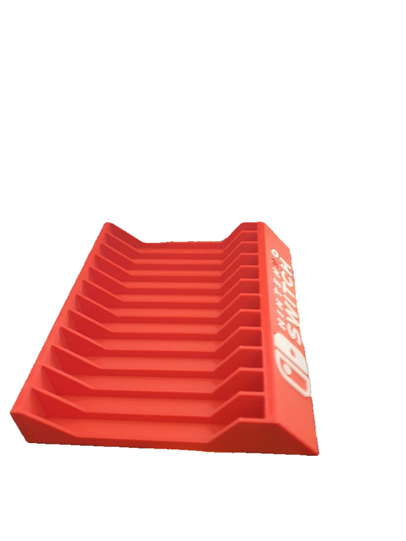 Crimson Mario Red Nintendo Switch Game Case Holder Stand Fits 2 to 12 Games