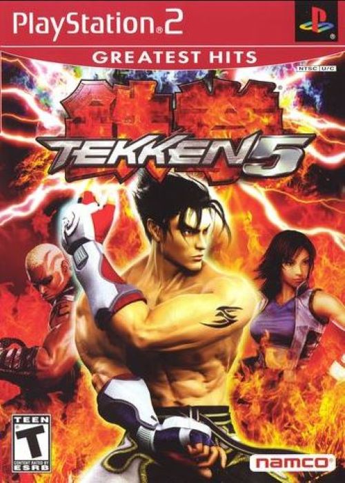 Tekken 5 (PlayStation 2, 2005) Videogame Disc Good Tested Works