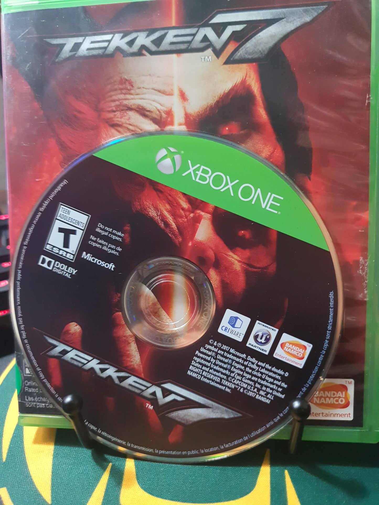 Tekken 7 Day 1 Edition ( Microsoft Xbox One, 2017 ) Complete CIB Near Mint Disc