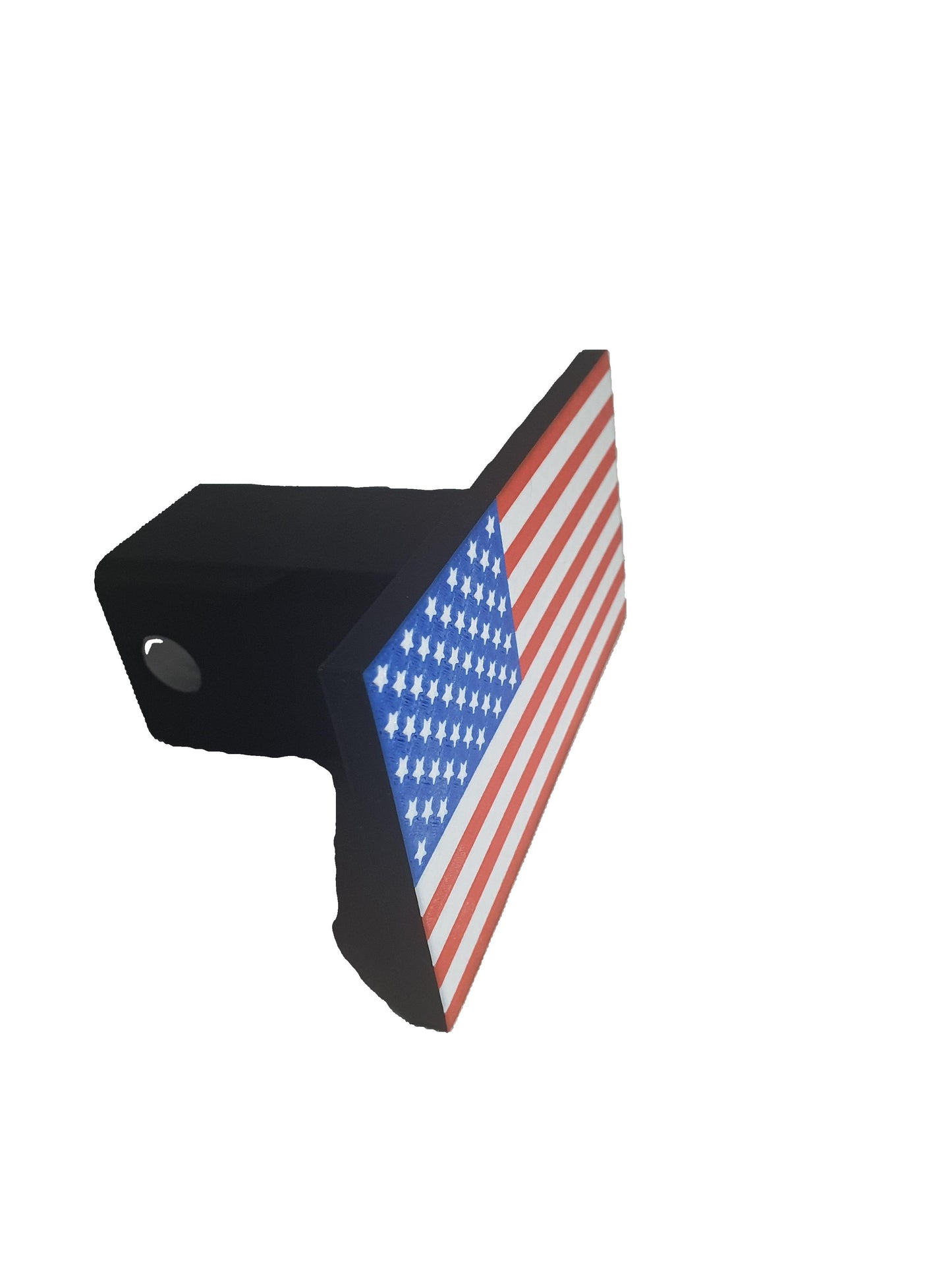 American United States America Flag Trailer Hitch Cover Plug For 2"x2" Receiver Fourth July Pride Patriotic Expression Gift