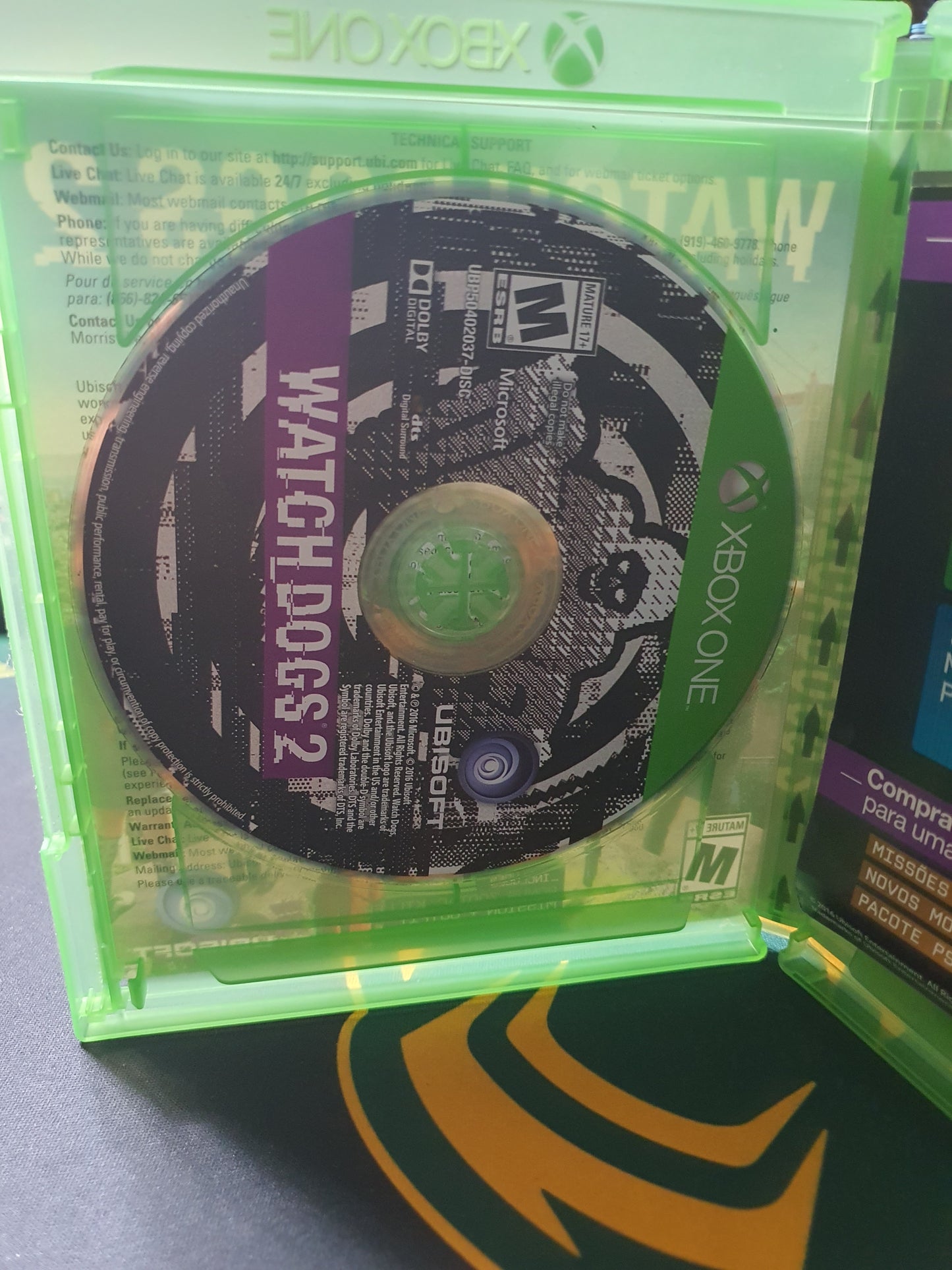 Watch Dogs 2 Xbox One Complete Like New