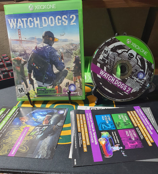 Watch Dogs 2 Xbox One Complete Like New