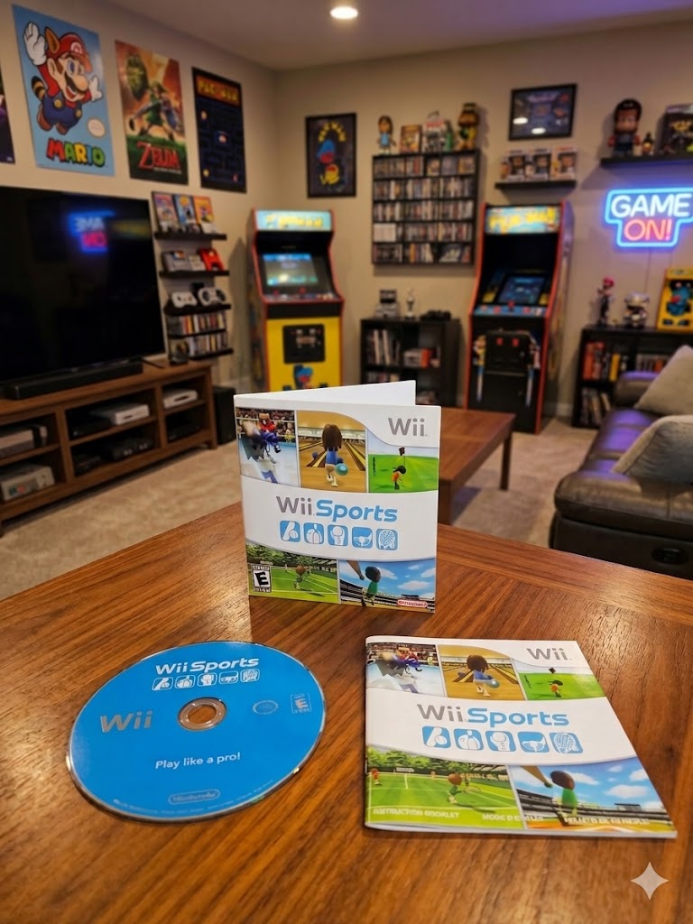 Wii Sports (Nintendo Wii, 2006) Complete Manual CIB Tested RVL-RSPE-USA-B1 2nd
