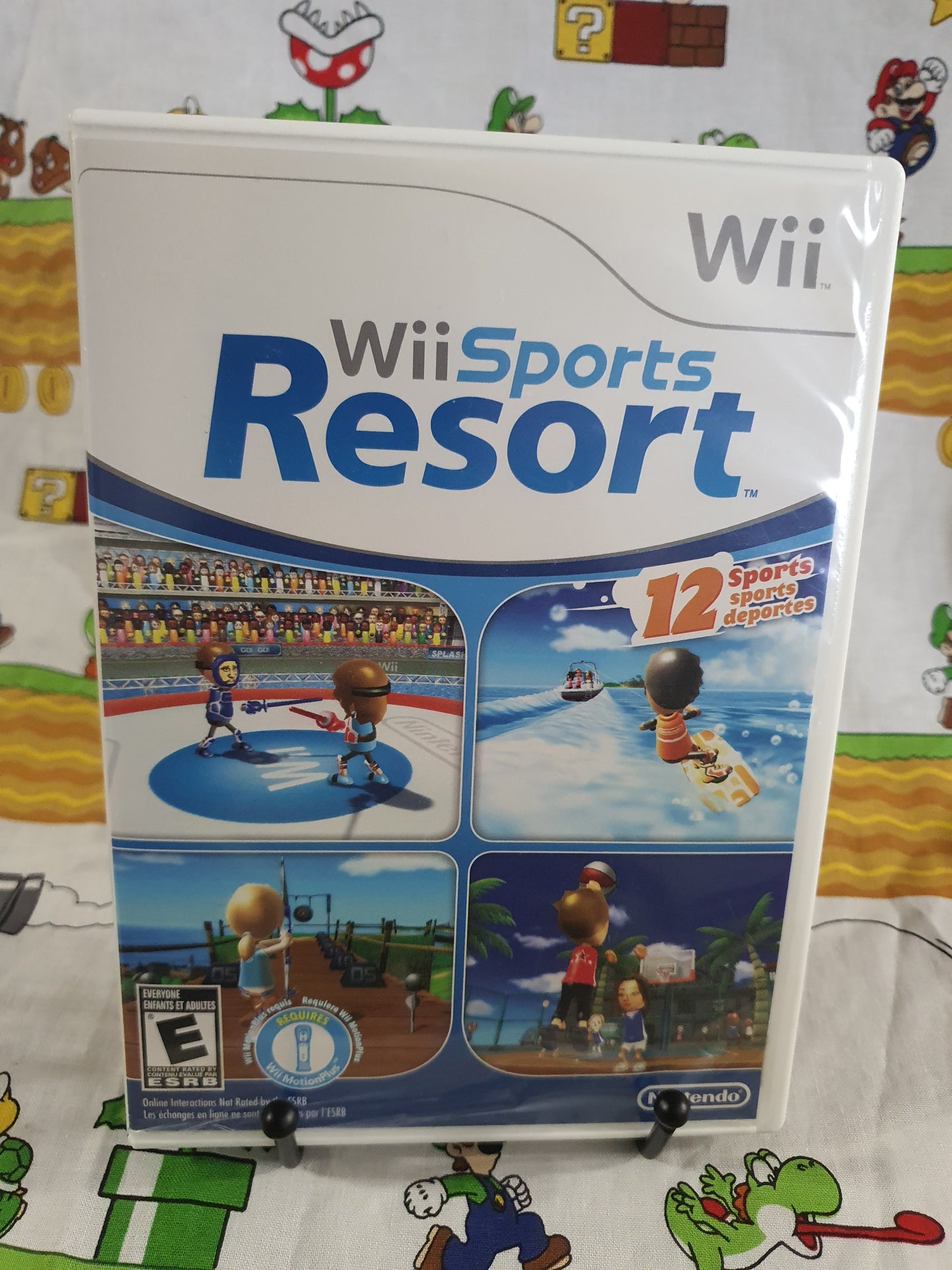 Wii Sports Resort (Nintendo Wii, 2009) Complete Clean Near Mint RVL-P-RZTE-USZ