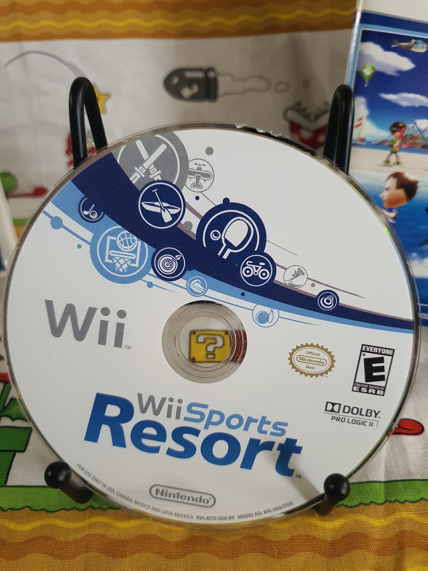 Wii Sports Resort (Nintendo Wii, 2009) Complete Clean Near Mint RVL-P-RZTE-USZ