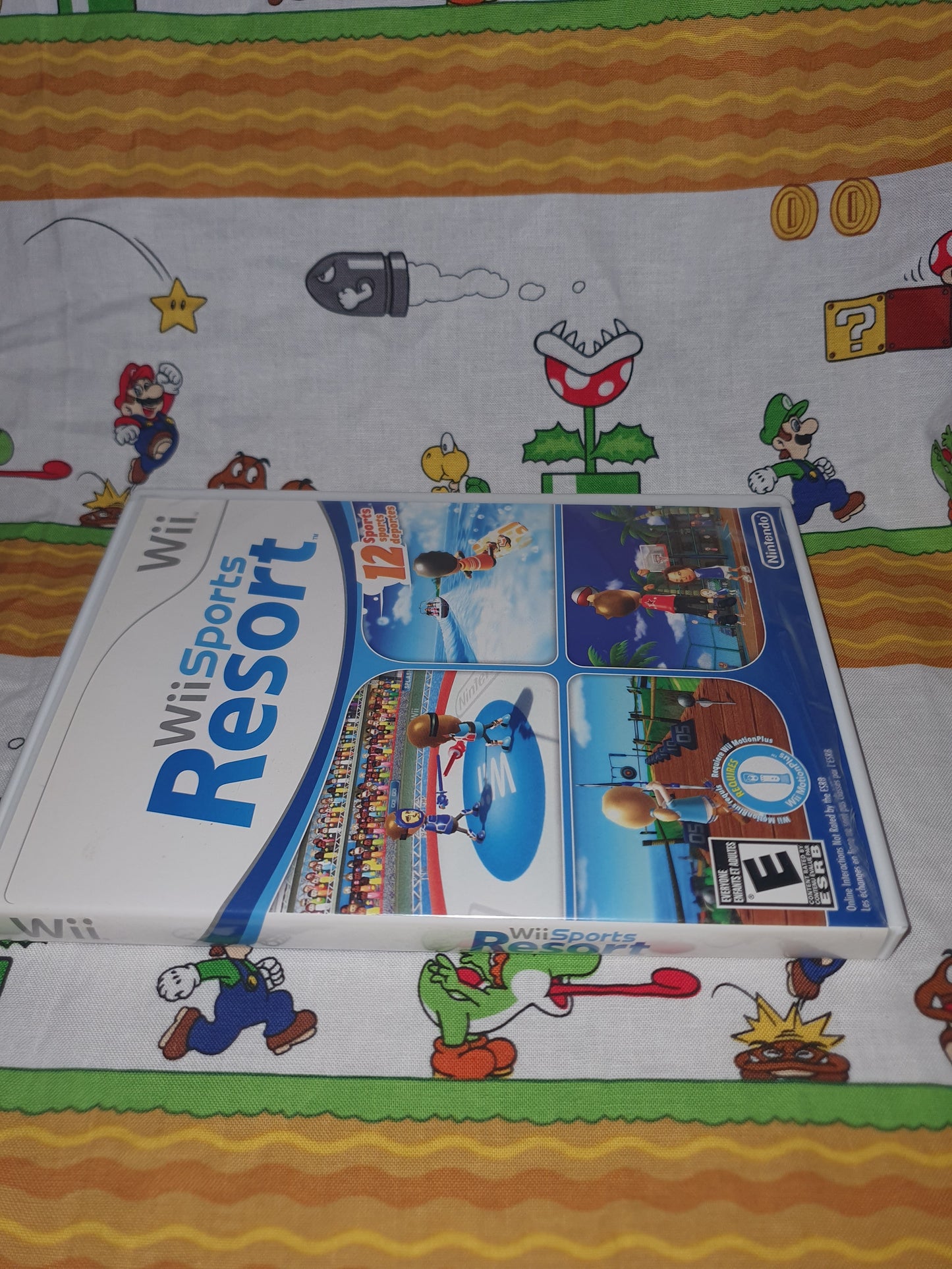 Wii Sports Resort (Nintendo Wii, 2009) Complete Clean Near Mint RVL-P-RZTE-USZ