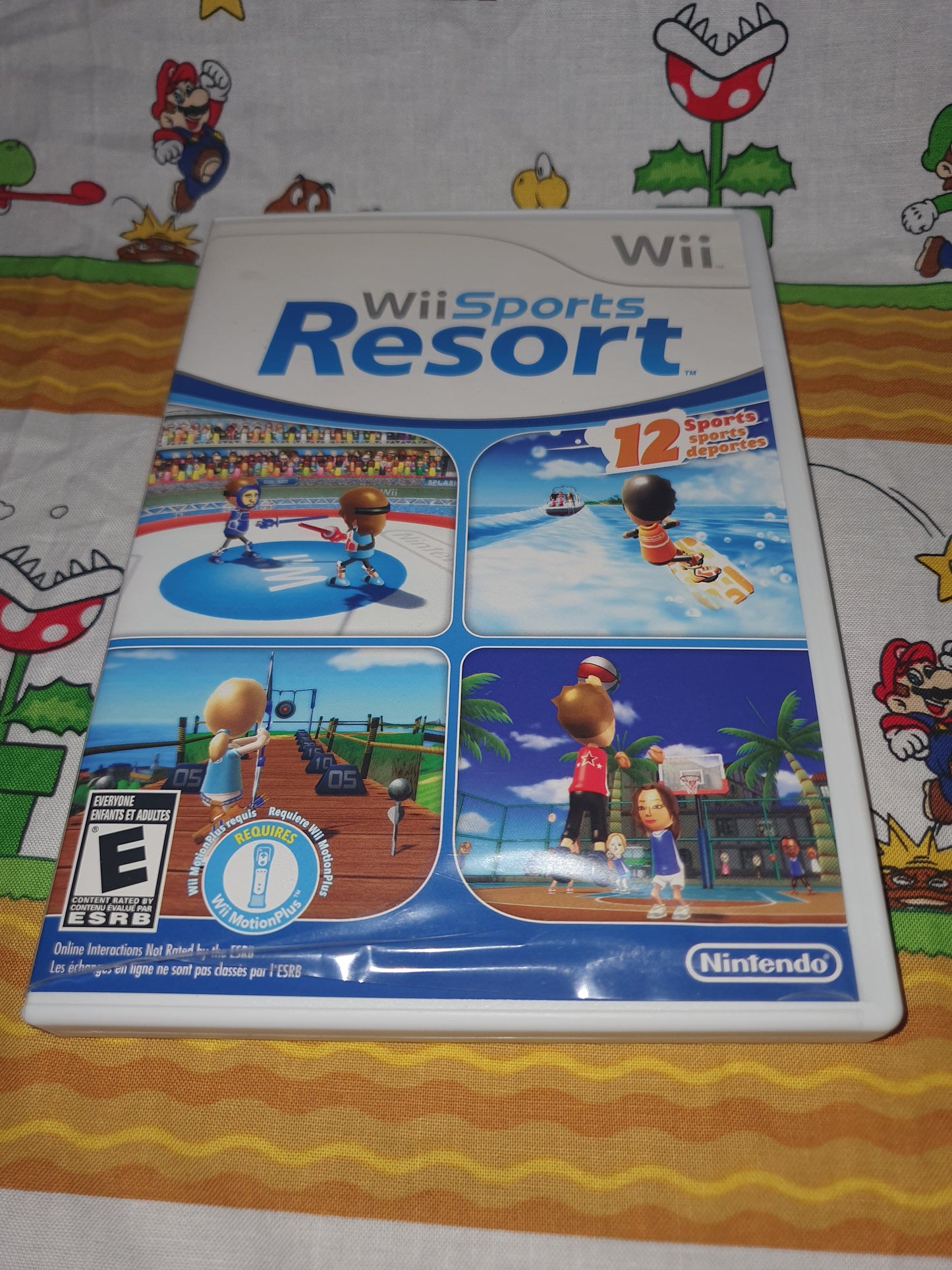 Wii Sports Resort (Nintendo Wii, 2009) Complete Clean Near Mint RVL-P-RZTE-USZ