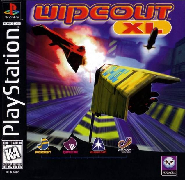 Wipeout XL (Sony PlayStation 1, 1996) PS1 Videogame Disc Near Mint Clean Tested