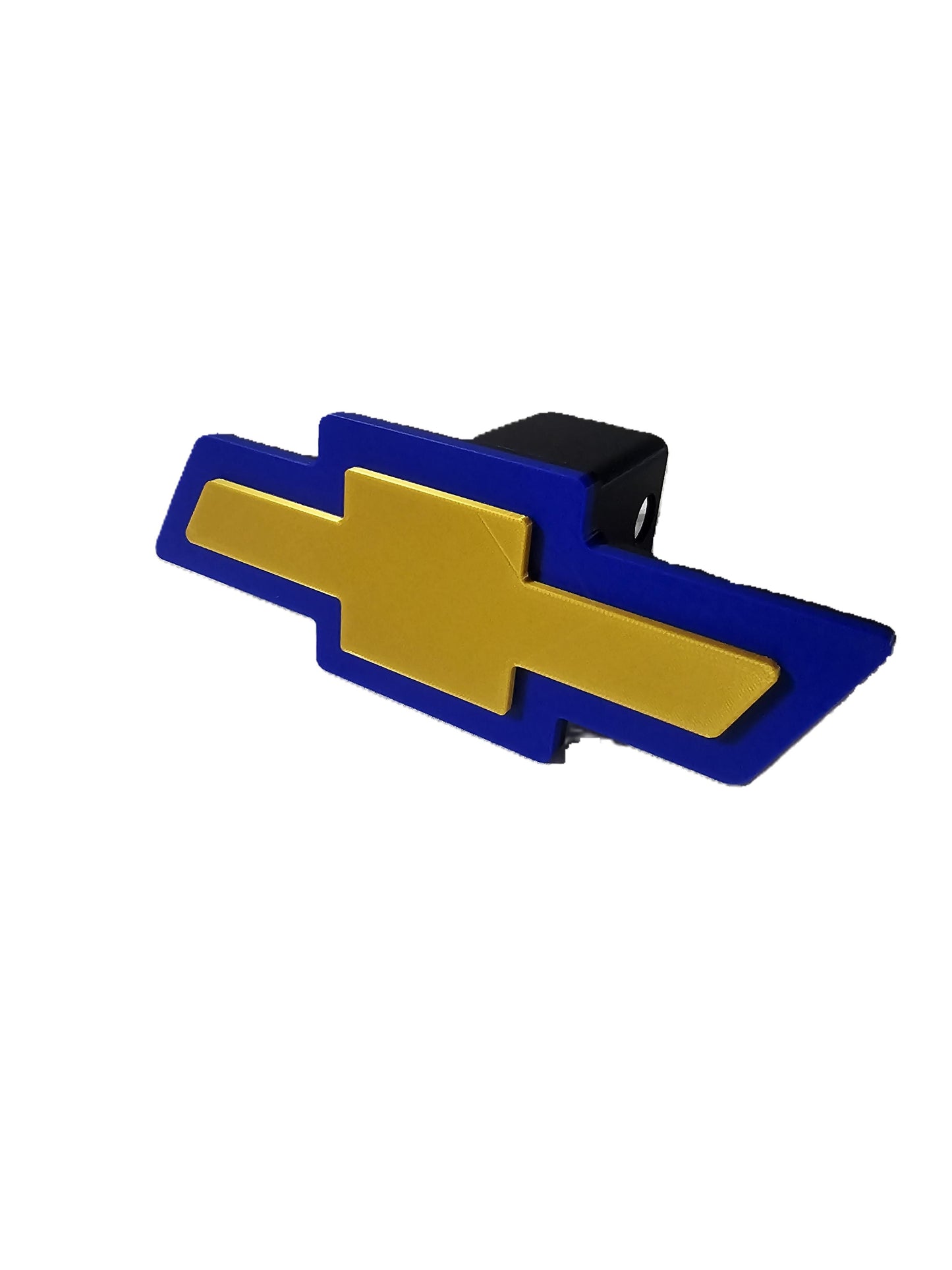 Blue Gold Chevrolet Chevy Truck Black Bowtie Cover Plug Cap Hitch Silverado 1500
