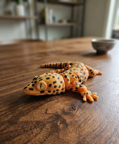 Gecko Fidget Articulated Desk Buddy Fidget Austim Aide Toy Flexi Handmade New