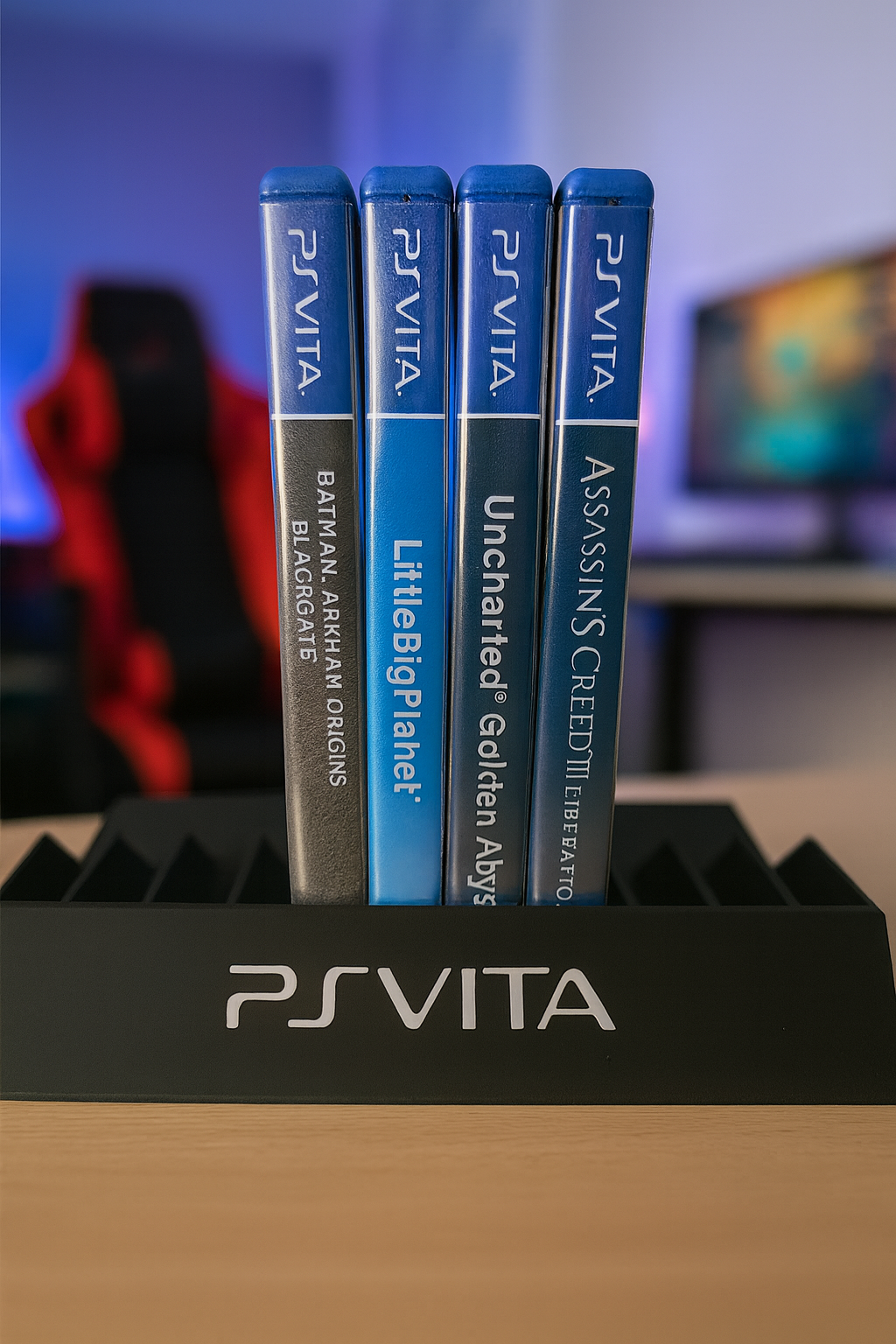 New Sony PlayStation PS Vita Game Case Stand Display Holder Rack Organizer Tray