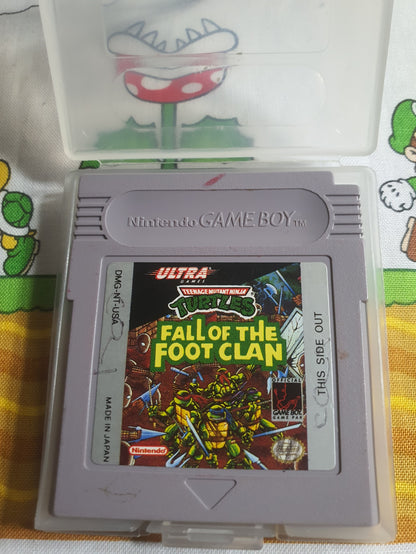 Teenage Mutant Ninja Turtles: Fall of the Foot Clan Nintendo Game Boy Game Case
