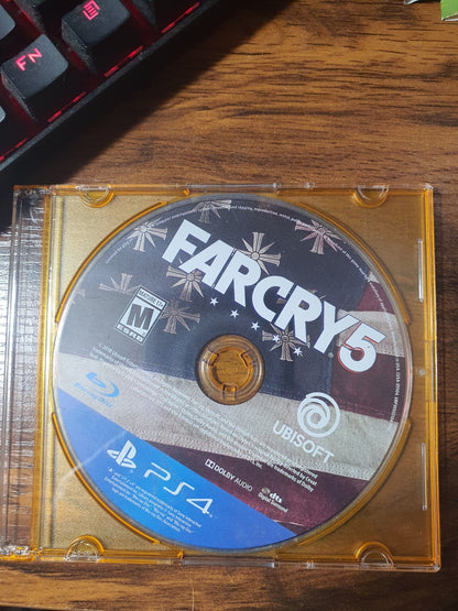 Far Cry 5 (Sony PlayStation 4, PS4,2018) Video Game Disc Very Good Tested