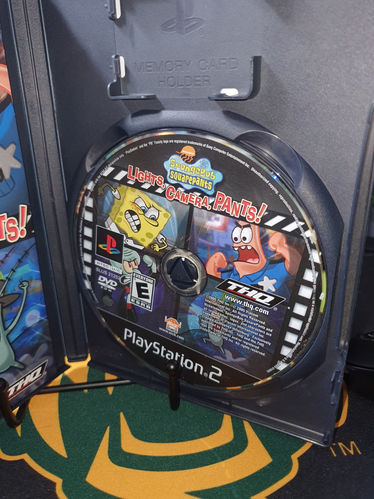 SpongeBob SquarePants Lights Camera Pants PlayStation 2 Complete CIB Very Good
