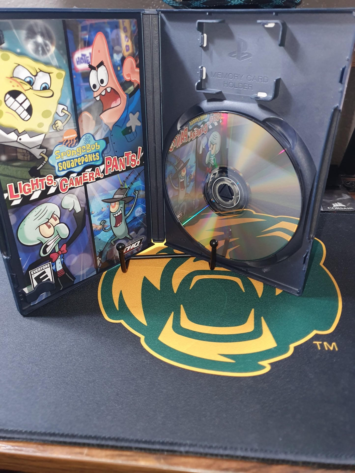 SpongeBob SquarePants Lights Camera Pants PlayStation 2 Complete CIB Very Good