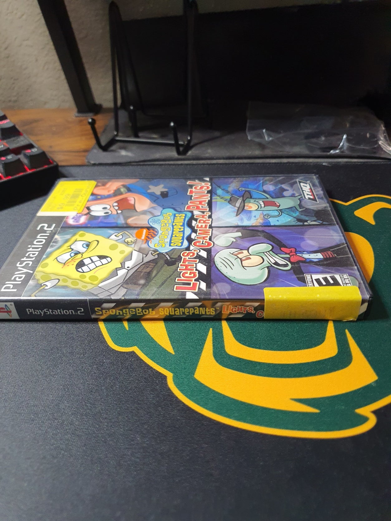 SpongeBob SquarePants Lights Camera Pants PlayStation 2 Complete CIB Very Good