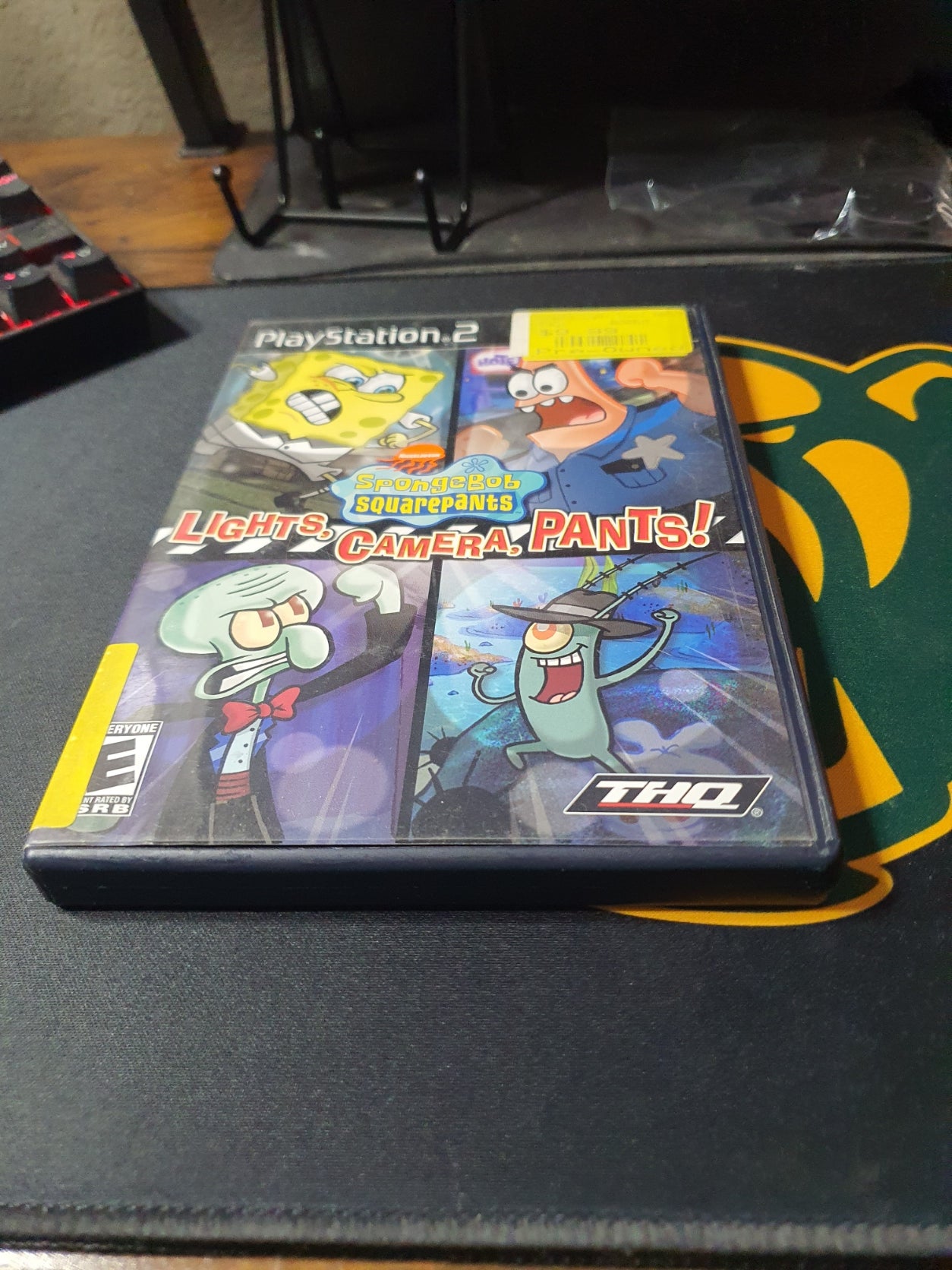 SpongeBob SquarePants Lights Camera Pants PlayStation 2 Complete CIB Very Good