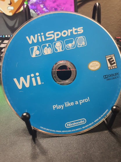Wii Sports (Nintendo Wii, 2006) Disk Generic Case Tested Working RVL-RSPE-USA VG