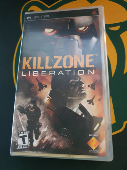 Killzone: Liberation (Sony PSP, 2006) Black Label CIB Complete Very Good Tested