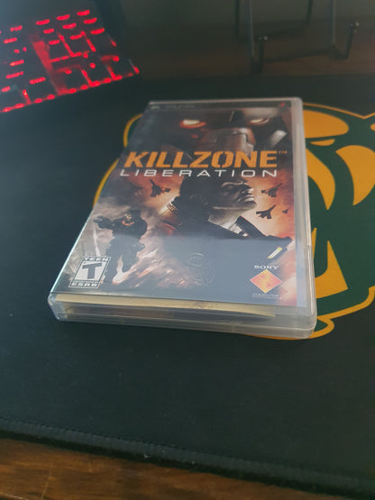 Killzone: Liberation (Sony PSP, 2006) Black Label CIB Complete Very Good Tested