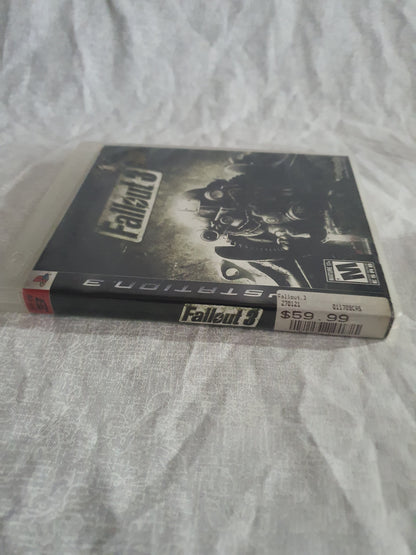 Fallout 3 (Sony PlayStation 3, 2008) Complete CIB Videogame Disc Very Good