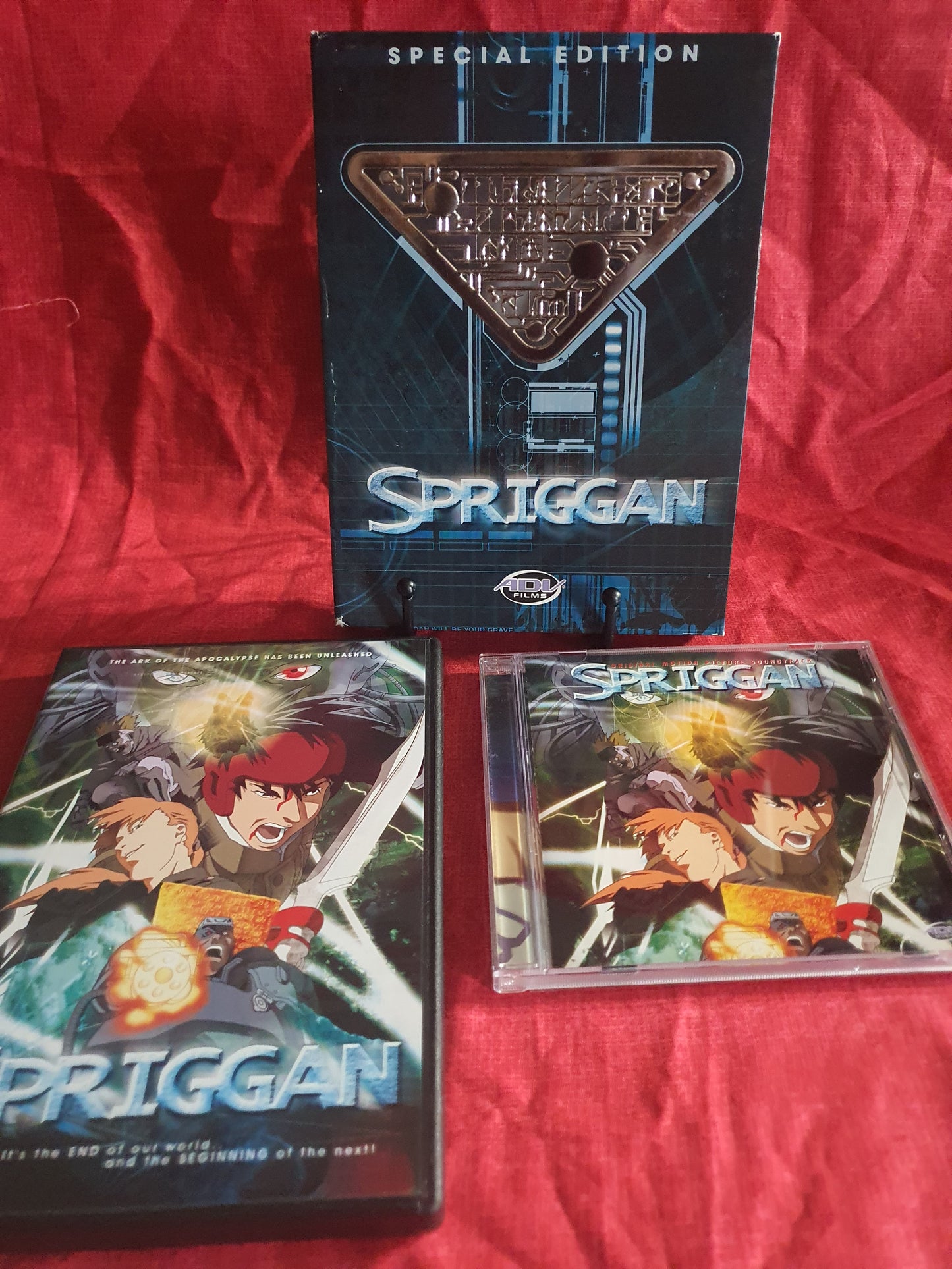 Spriggan (DVD + CD Soundtrack Set 2005, Special Edition) Anime Near Mint DSP/002