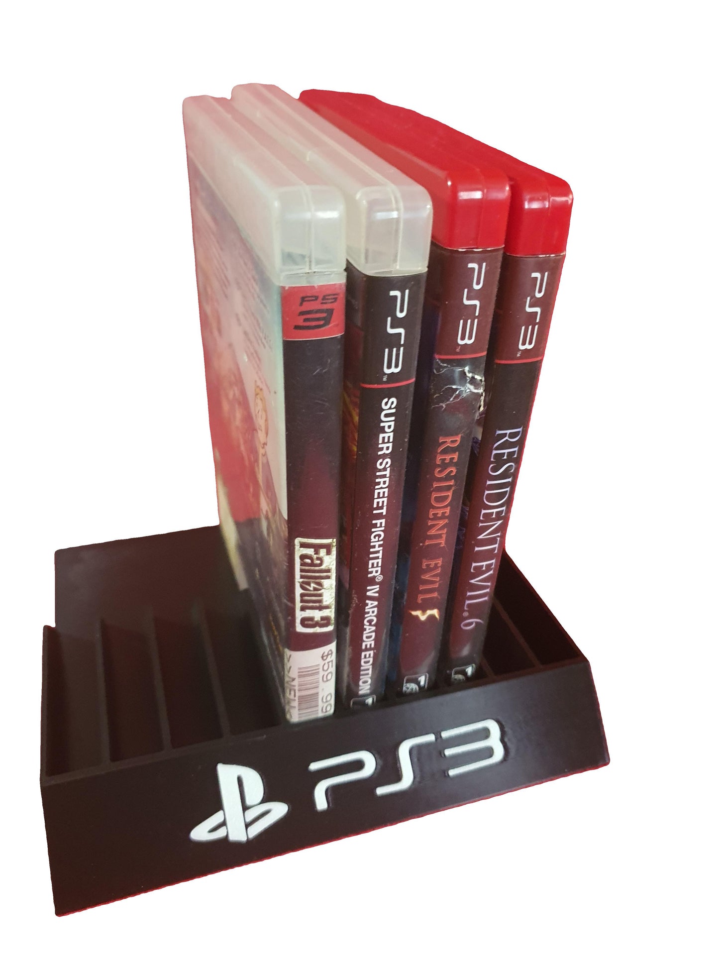 PlayStation 3 Game Holder Holds 10 Games Sony Video Game Storage Display PS3