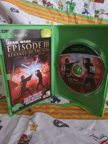 Star Wars: Episode III: Revenge of the Sith (OG Xbox, 2005) Complete Near Mint