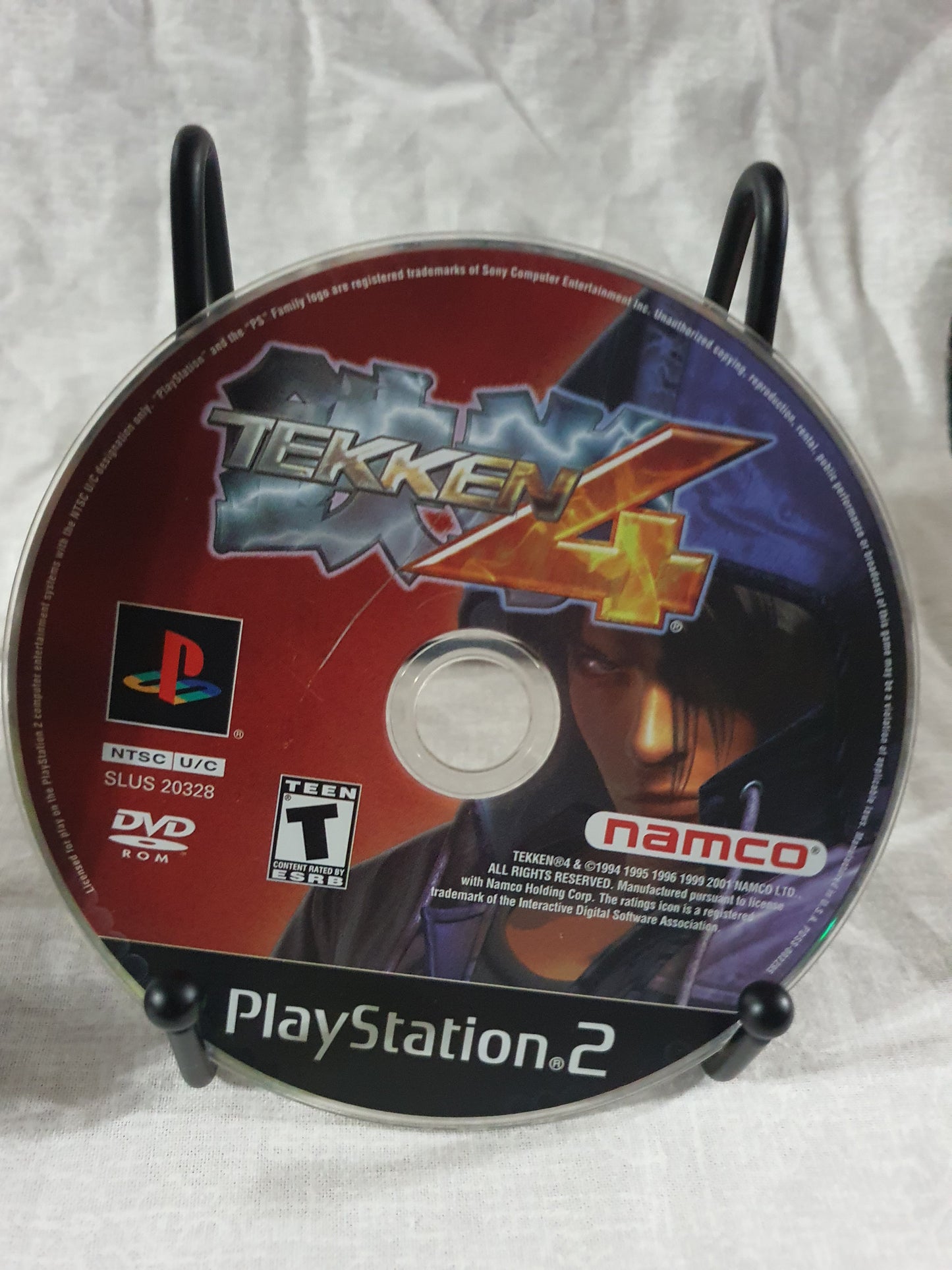 Tekken 4 (Sony PlayStation 2, 2002) PS2 Video Game Disc Near Mint Tested