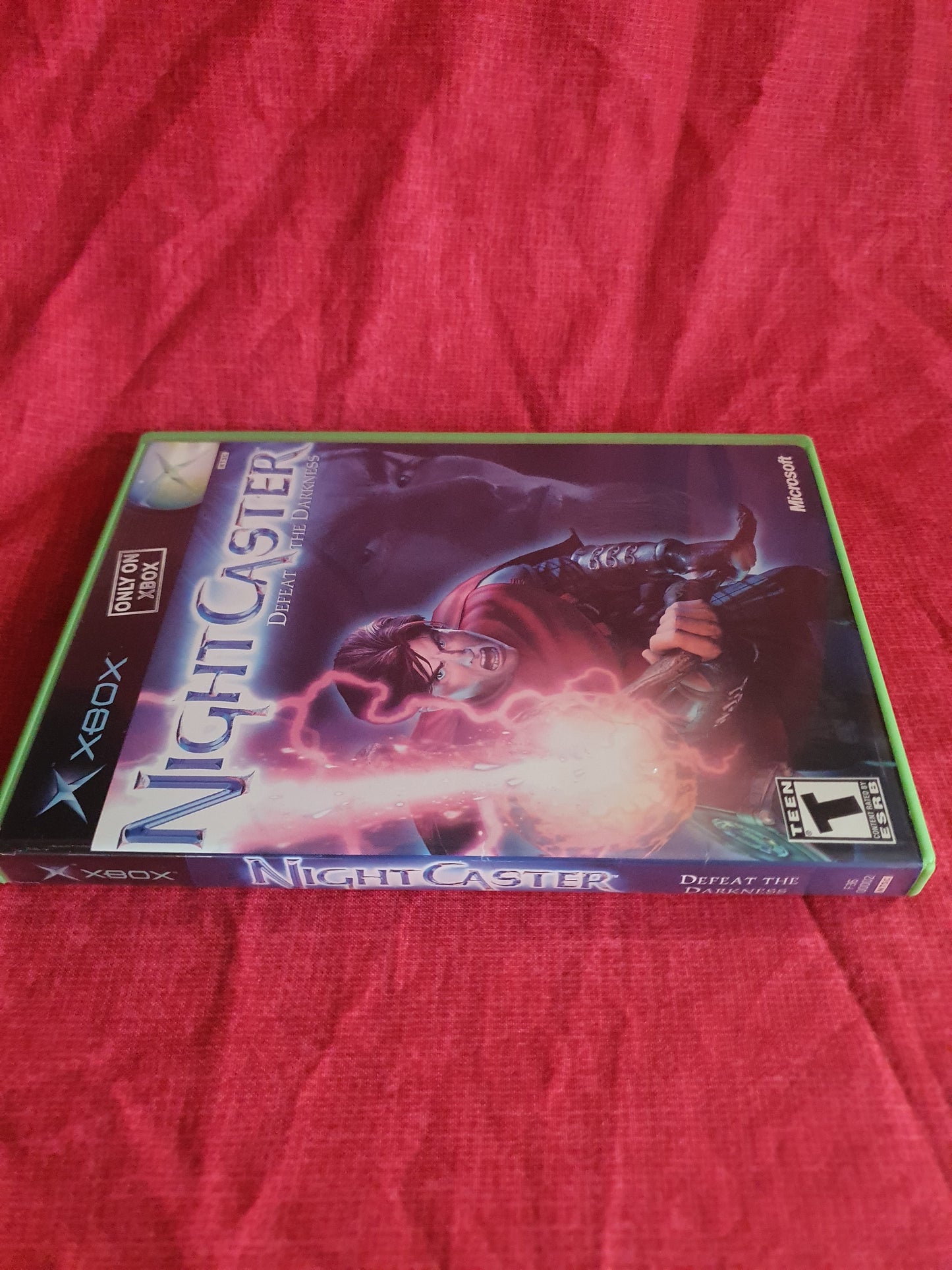 Night Caster Defeat the Darkness (Microsoft Xbox, 2002) Complete Catalog Booklet
