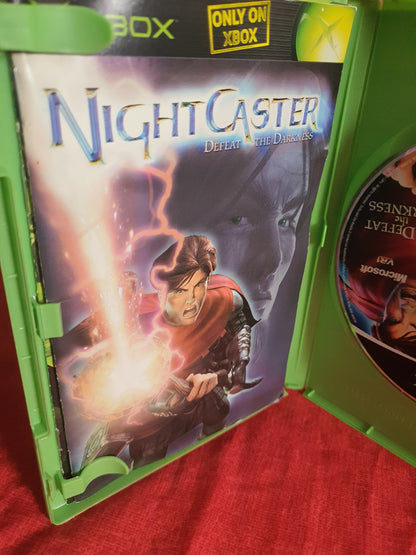 Night Caster Defeat the Darkness (Microsoft Xbox, 2002) Complete Catalog Booklet