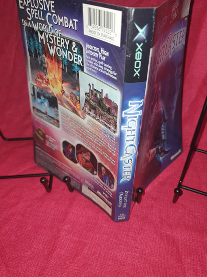 Night Caster Defeat the Darkness (Microsoft Xbox, 2002) Complete Catalog Booklet